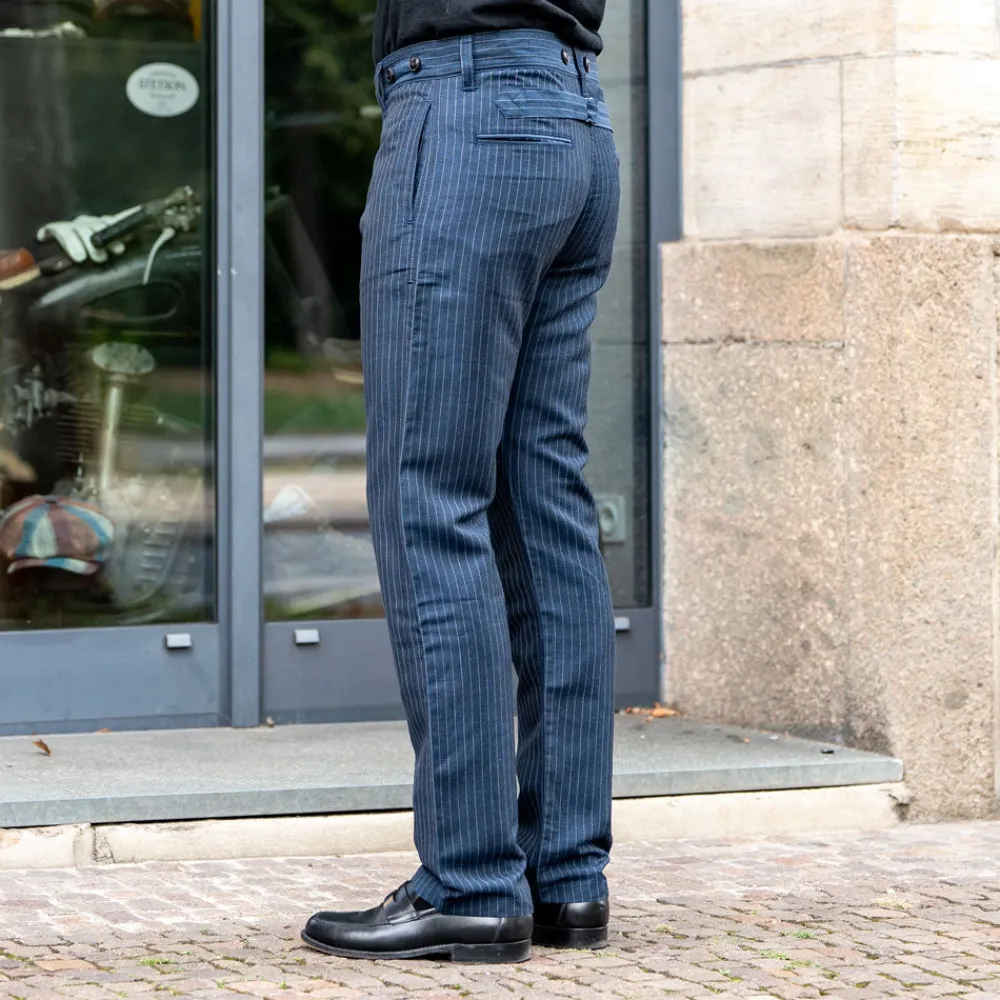 Pike Brothers 1923 Buccanoy Pant Chicago Blue> Hosen