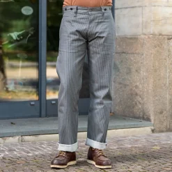 Pike Brothers 1942 Hunting Pant Grey Wabash> Hosen