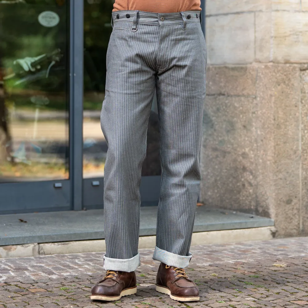 Pike Brothers 1942 Hunting Pant Grey Wabash> Hosen