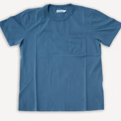 Freenote Cloth 9 Ounce Pocket T-Shirt Faded Blue> T-Shirts