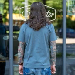 Freenote Cloth 9 Ounce Pocket T-Shirt Faded Blue><noscript><img width=