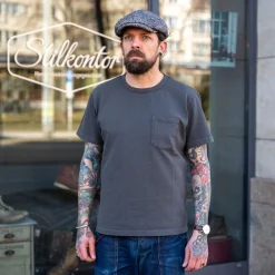 Freenote Cloth 13 Ounce Pocket T-Shirt Midnight> T-Shirts