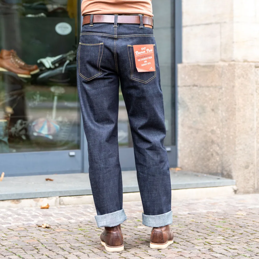 Pike Brothers 1947 Roamer Pant 15oz Indigo> Hosen