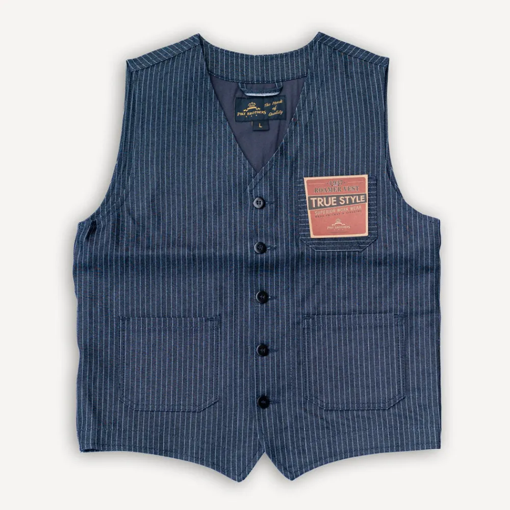 Pike Brothers 1937 Roamer Vest blue wabash> Westen