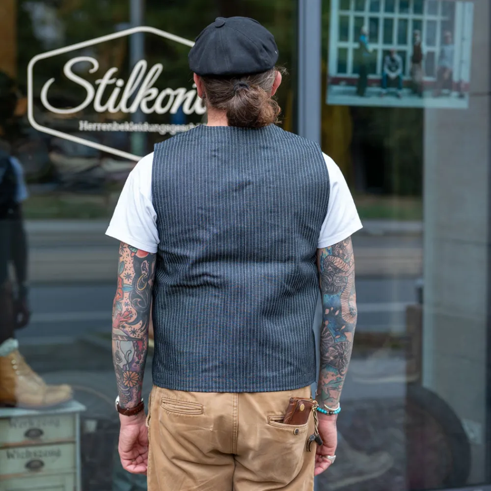 Pike Brothers 1937 Roamer Vest blue wabash> Westen