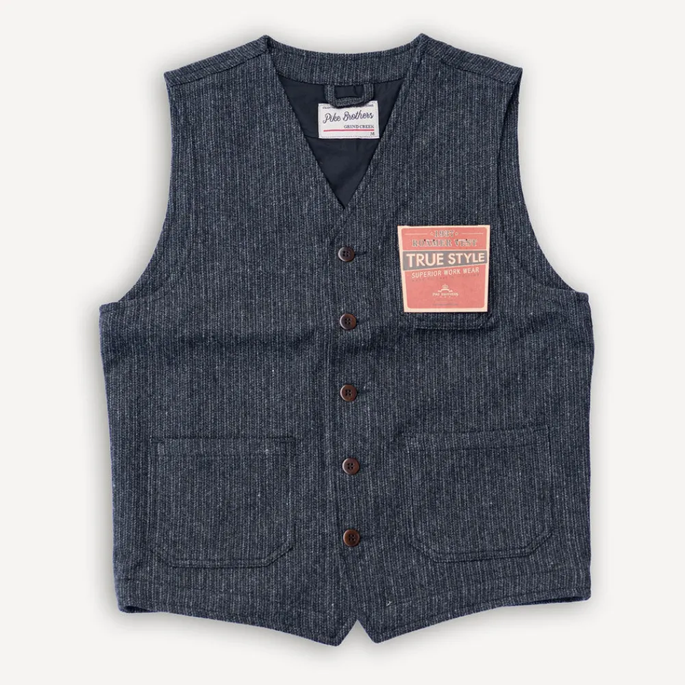 Pike Brothers 1937 Roamer Vest Glasgow Grey> Westen