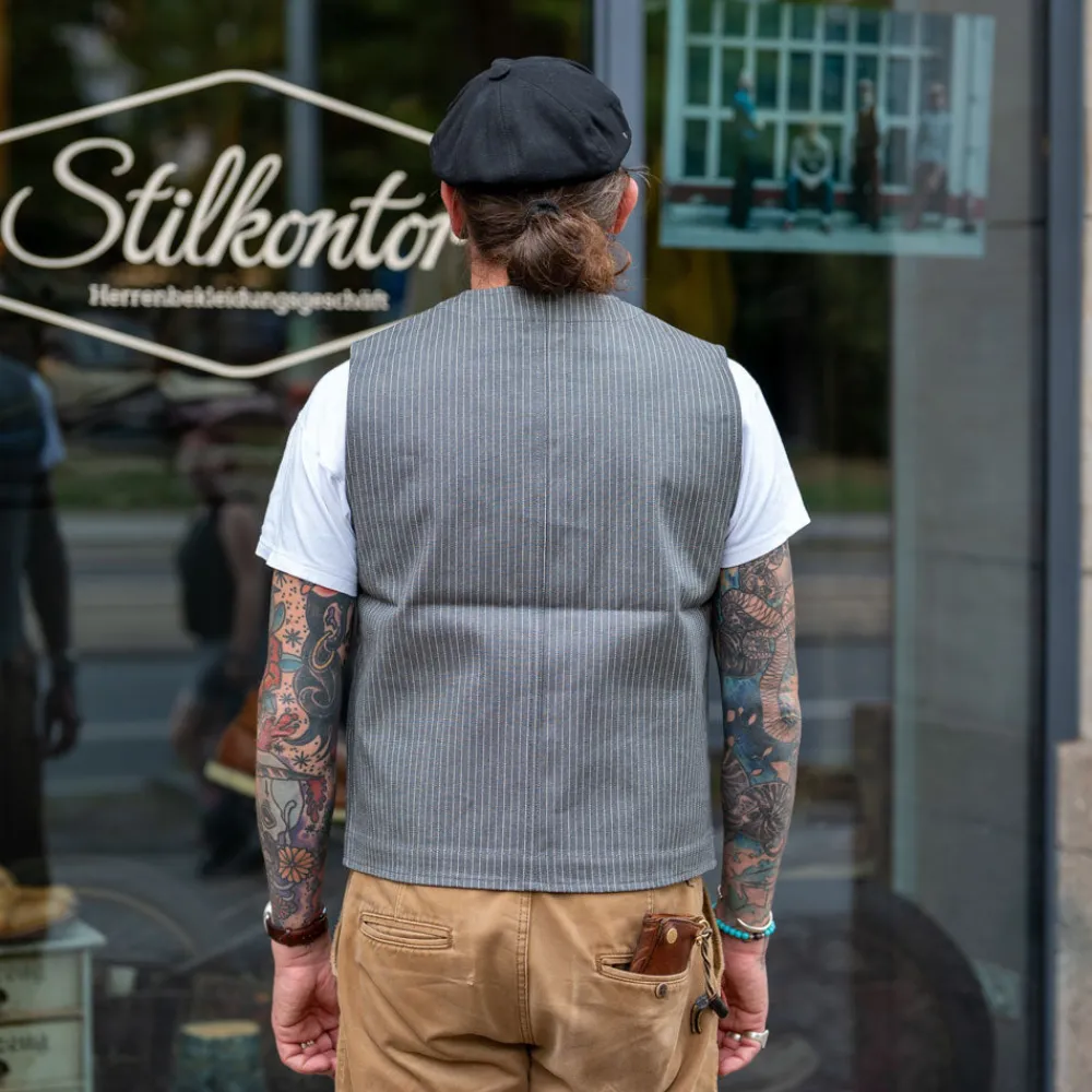Pike Brothers 1937 Roamer Vest Grey Wabash> Westen