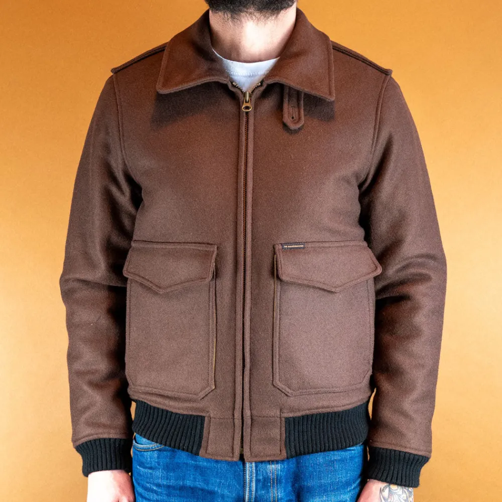 The Quartermaster A2 Flight Jacket Brown> Jacken