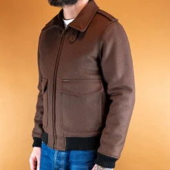 The Quartermaster A2 Flight Jacket Brown> Jacken