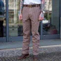 Tellason Army Chino Overdyed Hickory Deser Sand> Hosen