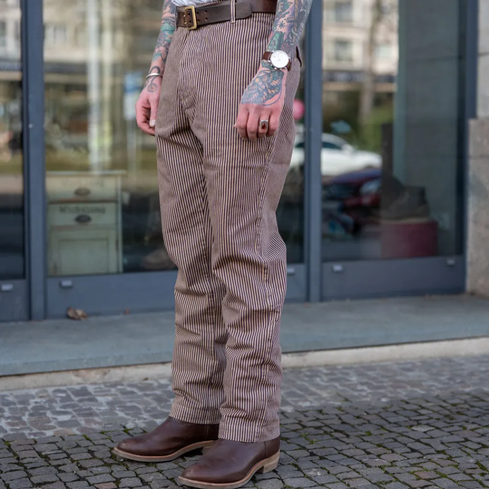 Tellason Army Chino Overdyed Hickory Deser Sand> Hosen