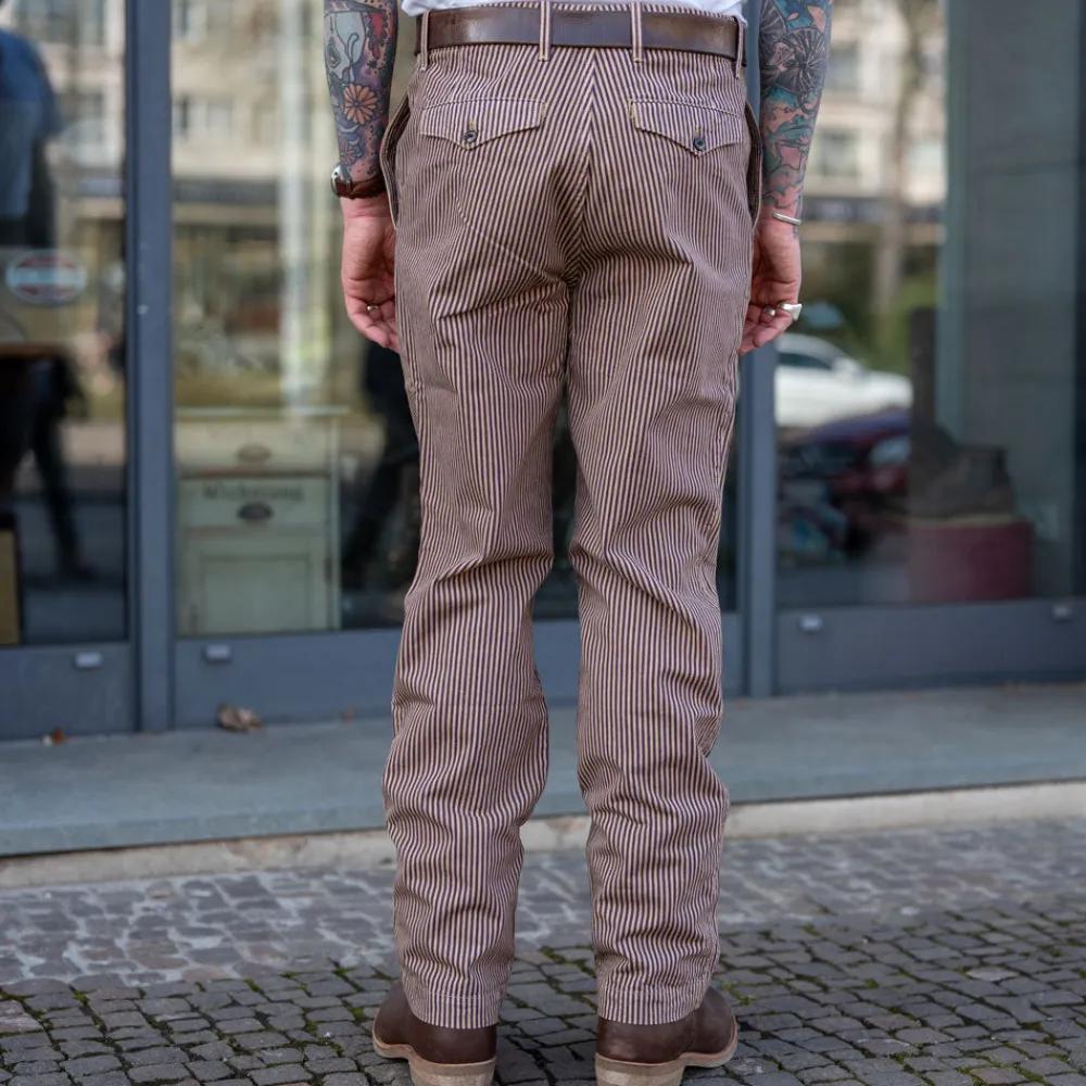 Tellason Army Chino Overdyed Hickory Deser Sand> Hosen