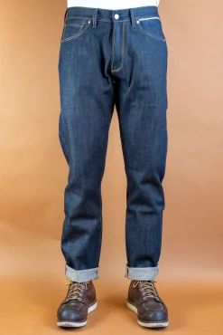 Benzak B-04 Relaxed Jeans 13 oz. Brown Cotton Selvedge> Hosen