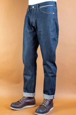 Benzak B-04 Relaxed Jeans 13 oz. Brown Cotton Selvedge> Hosen