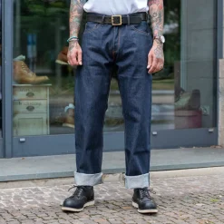 Benzak B-07 RELAXED STRAIGHT special #2 15 oz. Vintage Indigo Selvedge> Hosen