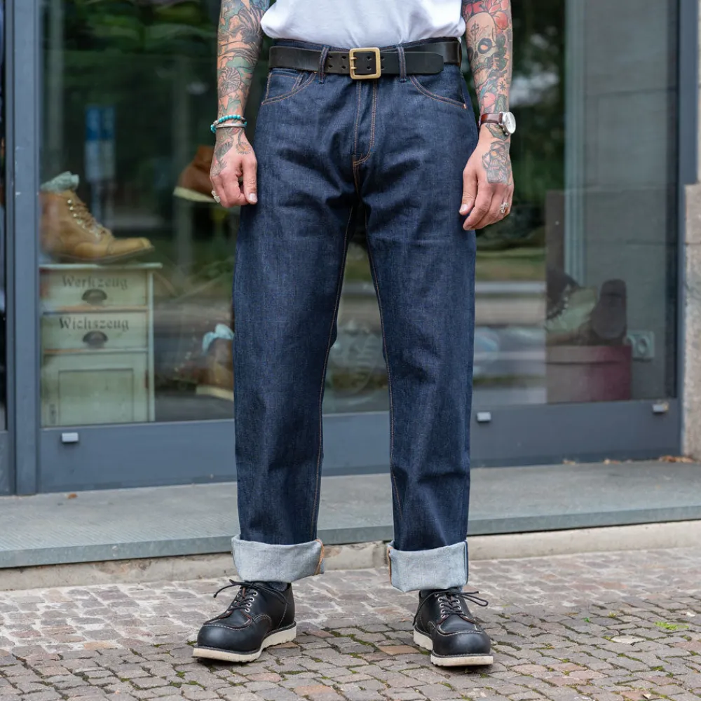 Benzak B-07 RELAXED STRAIGHT special #2 15 oz. Vintage Indigo Selvedge> Hosen