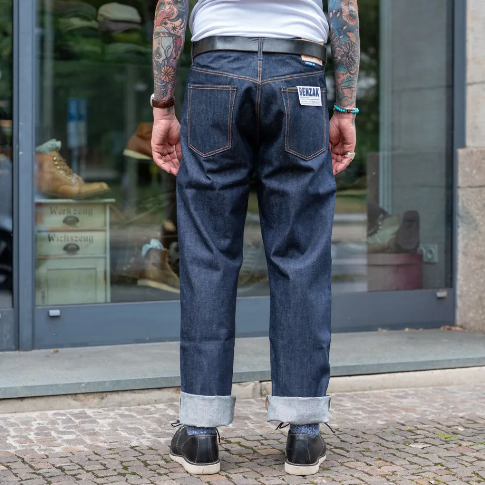 Benzak B-07 RELAXED STRAIGHT special #2 15 oz. Vintage Indigo Selvedge> Hosen