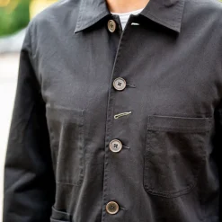 Universal Works Bakers Jacket Twill Black><noscript><img width=