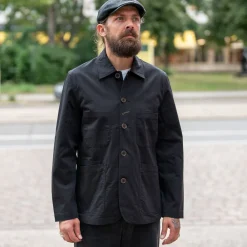 Universal Works Bakers Jacket Twill Black><noscript><img width=