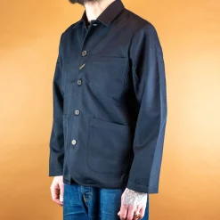 Universal Works Bakers Jacket Wool Twill Navy> Jacken