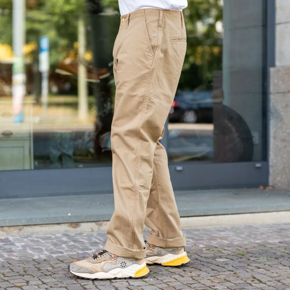Benzak BC-05 Loose Chino 8.5oz. Camel Beige> Hosen