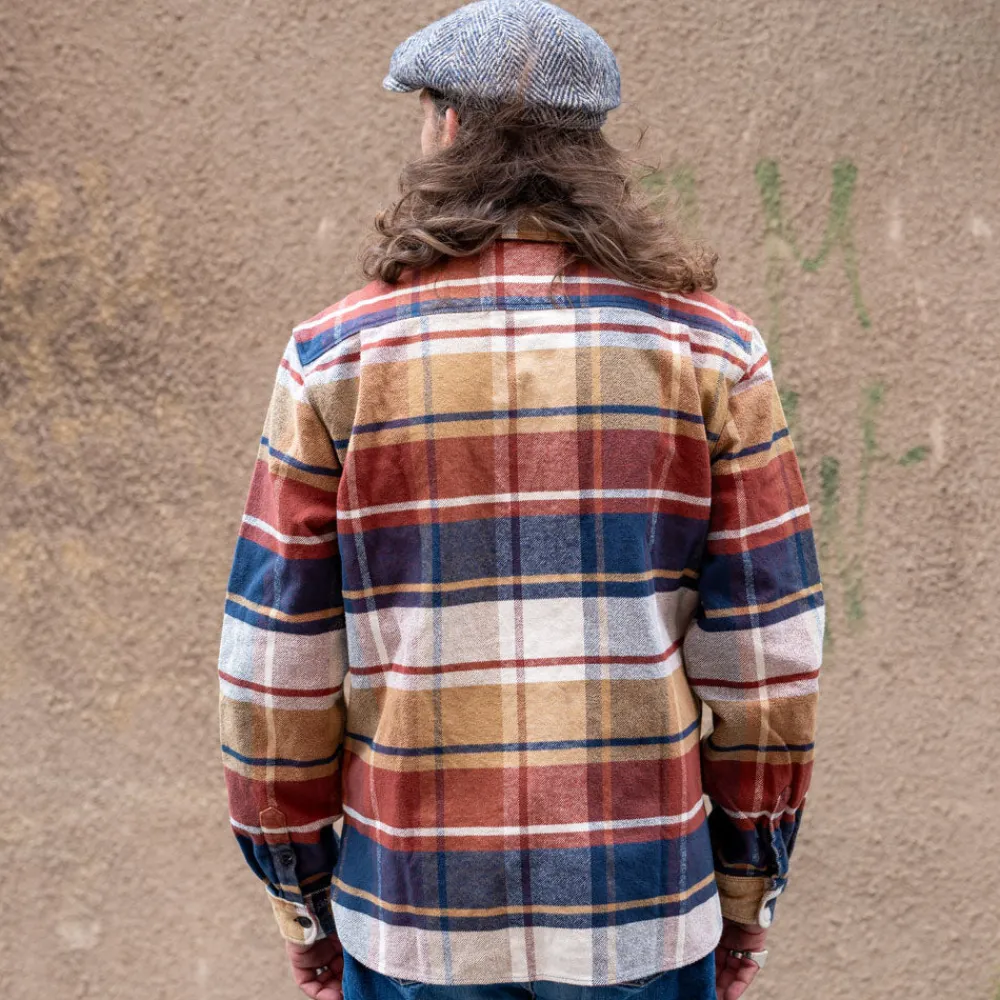 Freenote Cloth Benson Shirt Gold Plaid> Hemden