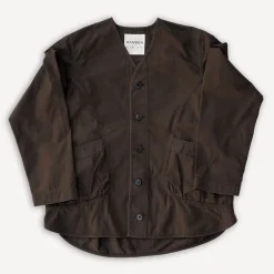 Hansen Bernard Loose Fit Light Jacket Coffee Brown> Jacken