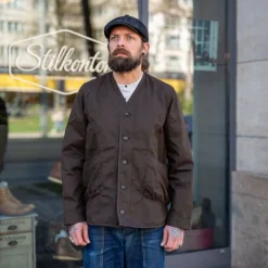 Hansen Bernard Loose Fit Light Jacket Coffee Brown> Jacken