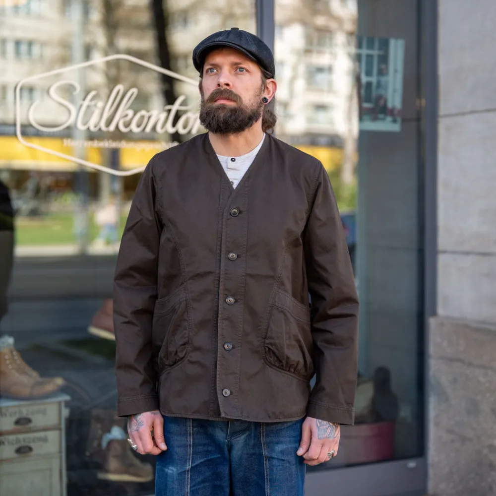 Hansen Bernard Loose Fit Light Jacket Coffee Brown> Jacken