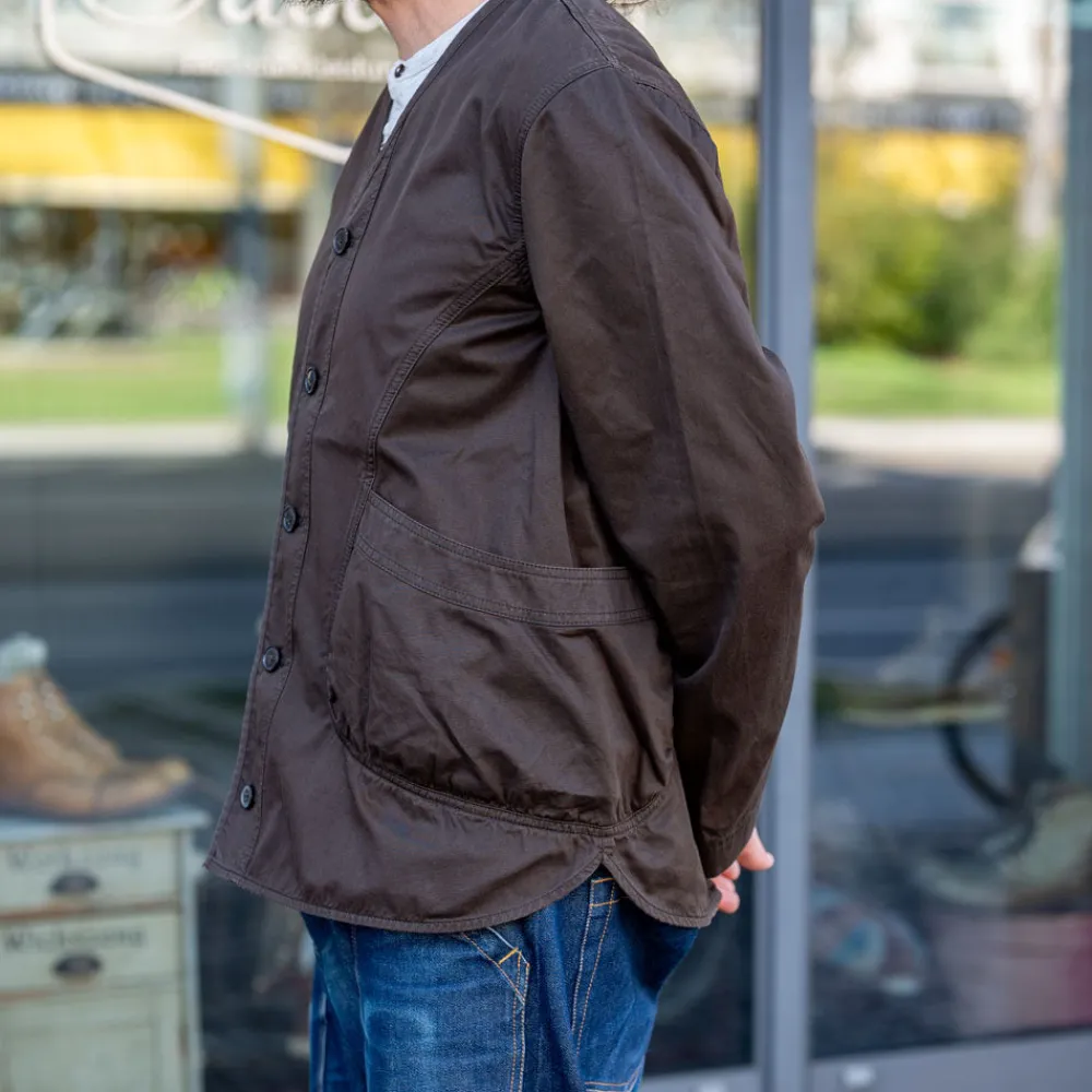 Hansen Bernard Loose Fit Light Jacket Coffee Brown> Jacken