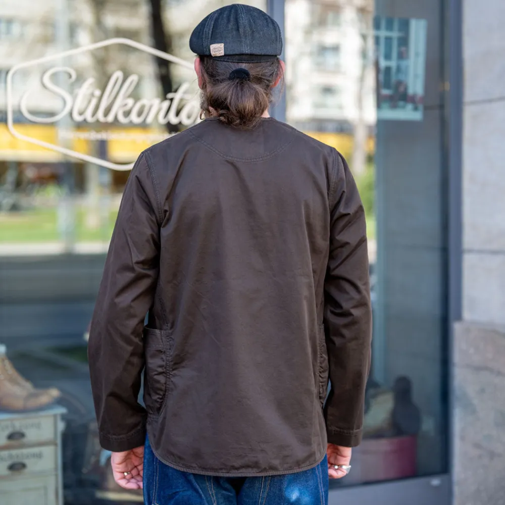 Hansen Bernard Loose Fit Light Jacket Coffee Brown> Jacken