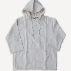 Fleurs de Bagne Boxing Hooded Sweatshirt 3/4 Natural> Pullover