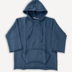 Fleurs de Bagne Boxing Hooded Sweatshirt 3/4 Vintage Navy> Pullover