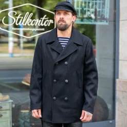 Armor Lux Caban Cap Sizun Black> Jacken