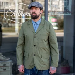 Universal Works Capitol Jacket Recycled Polytech Olive> Jacken