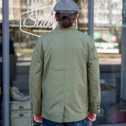 Universal Works Capitol Jacket Recycled Polytech Olive><noscript><img width=