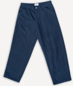 About Companions Carlo Trousers Eco Flannel Striped Navy> Hosen