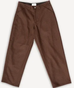 About Companions Carlo Trousers Lambswool Marron> Hosen