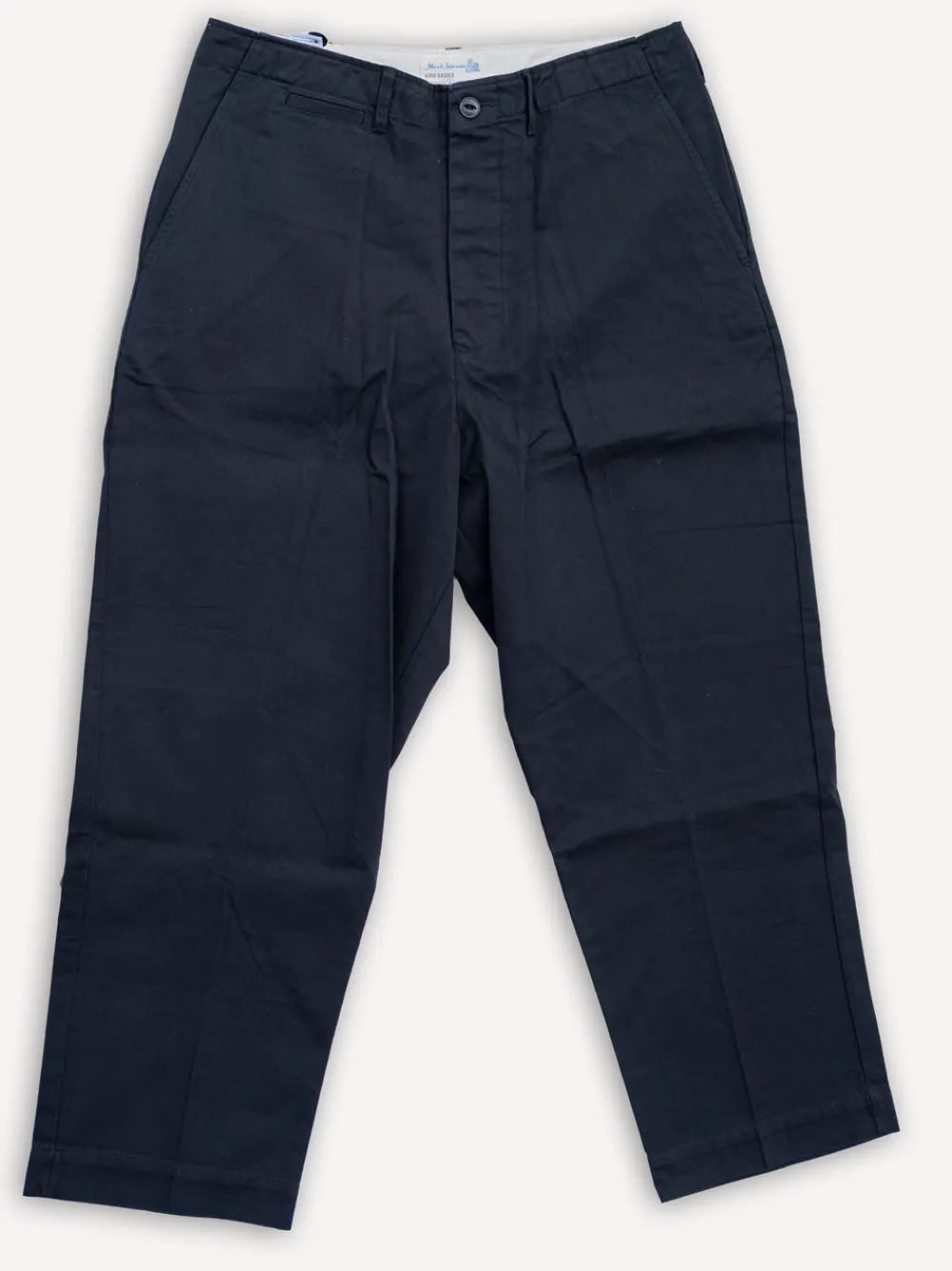 Merz beim Schwanen Chino Bio-Baumwolle Twill 300g Relaxed Fit Deep Black CHINO01> Hosen