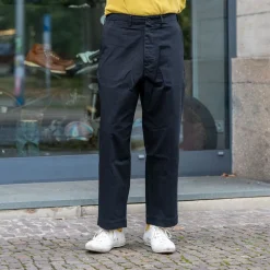 Merz beim Schwanen Chino Bio-Baumwolle Twill 300g Relaxed Fit Deep Black CHINO01> Hosen
