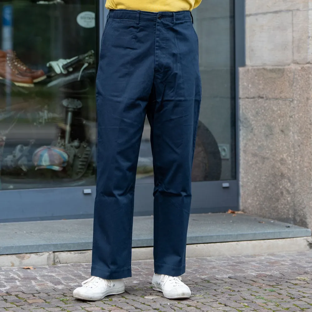 Merz beim Schwanen Chino Bio-Baumwolle Twill 300g Relaxed Fit Dark Navy CHINO01> Hosen