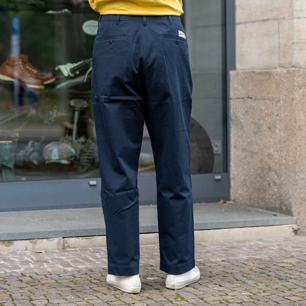 Merz beim Schwanen Chino Bio-Baumwolle Twill 300g Relaxed Fit Dark Navy CHINO01> Hosen