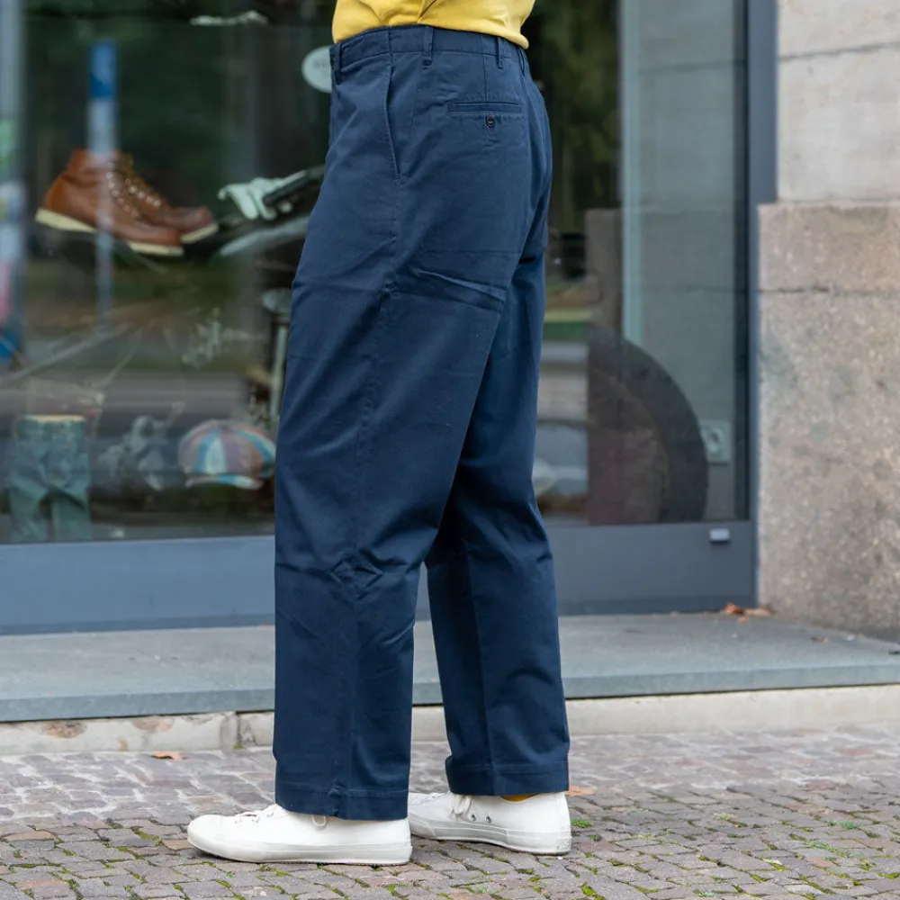 Merz beim Schwanen Chino Bio-Baumwolle Twill 300g Relaxed Fit Dark Navy CHINO01> Hosen