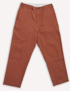 Merz beim Schwanen Chino Bio-Baumwolle Twill 300g Relaxed Fit Chestnut CHINO01> Hosen