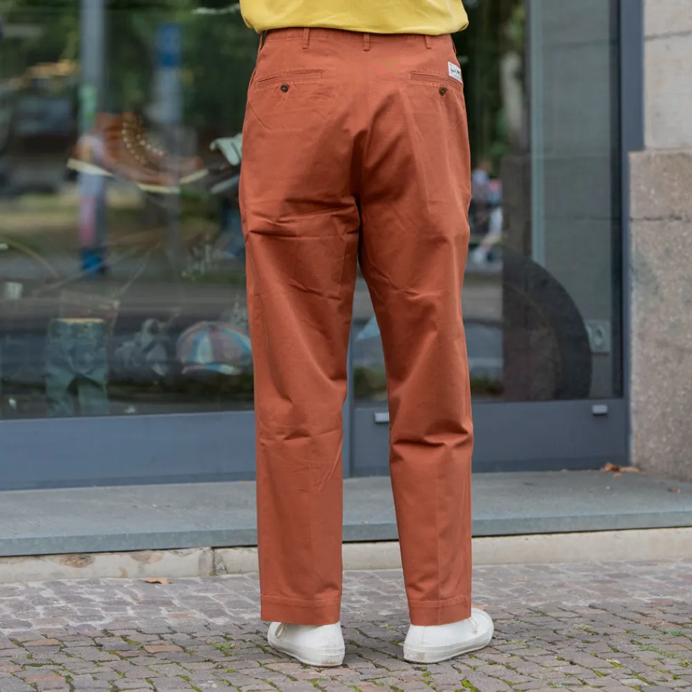 Merz beim Schwanen Chino Bio-Baumwolle Twill 300g Relaxed Fit Chestnut CHINO01> Hosen