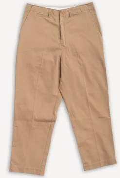 Merz beim Schwanen Chino Bio-Baumwolle Twill 300g Relaxed Fit Khaki CHINO01> Hosen