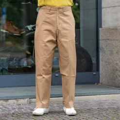 Merz beim Schwanen Chino Bio-Baumwolle Twill 300g Relaxed Fit Khaki CHINO01> Hosen