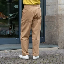 Merz beim Schwanen Chino Bio-Baumwolle Twill 300g Relaxed Fit Khaki CHINO01><noscript><img width=