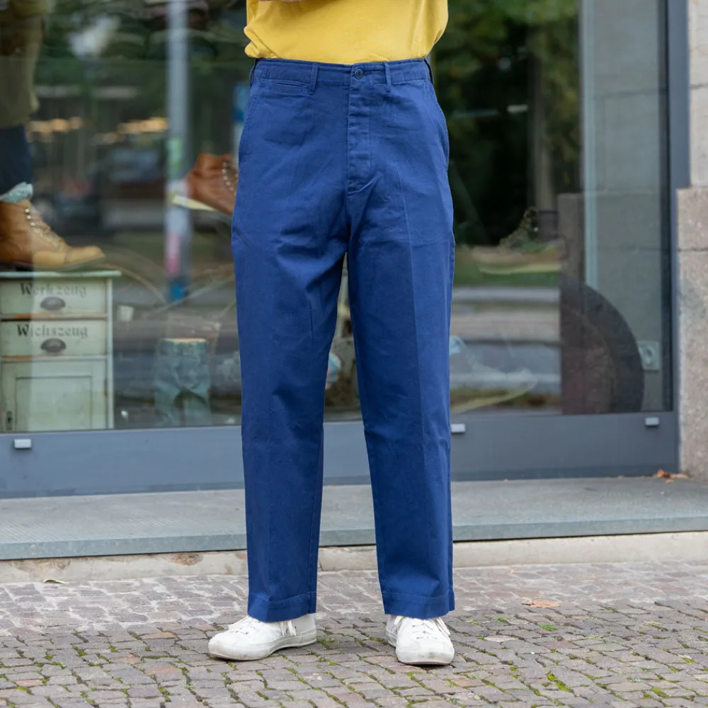 Merz beim Schwanen Chino Bio-Baumwolle Twill 300g Relaxed Fit Ink CHINO01> Hosen