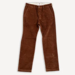 Tellason Chino Pant Kindermann Corduroy Brown> Hosen